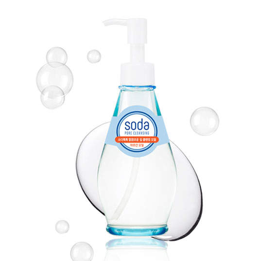 Global Kpop and K-beauty – [Holika Holika] Soda Tok Tok Clean Pore Deep Cleansing Oil 150ml