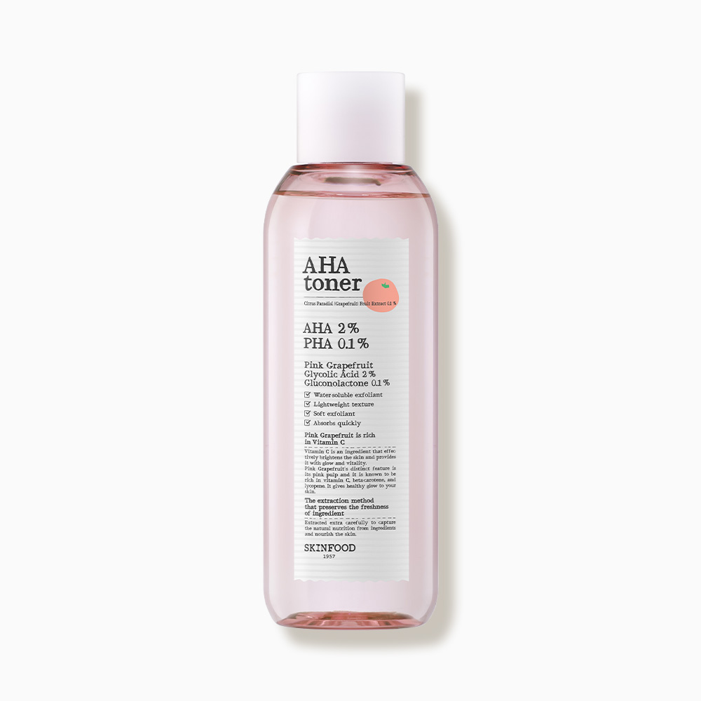 Global Kpop and K-beauty – [Skin Food] Pink Grapefruit AHA 2% Toner 200ml