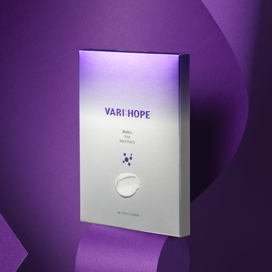 Global Kpop and K-beauty – Verihope Biotics Vital Neck Patch 1 BOX (5 sheets)