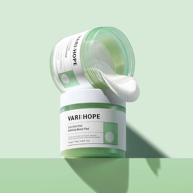 Global Kpop and K-beauty – Verihope AHA BHA PHA REFINING BOOST PAD