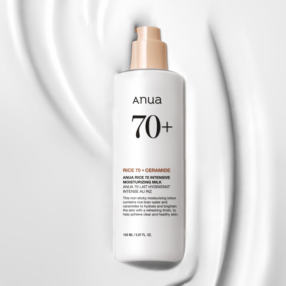 Global Kpop and K-beauty – Anua Rice 70 Intensive Moisturizing Milk 150ml