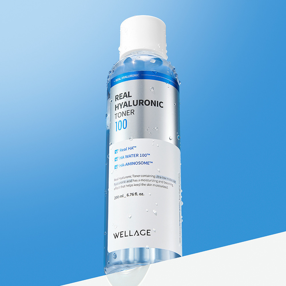 Global Kpop and K-beauty – Wellage Real Hyaluronic 100 Toner 200ml