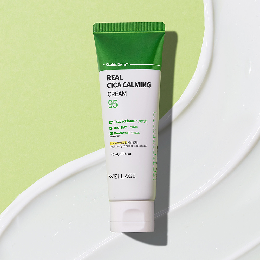 Global Kpop and K-beauty – Wellage Real Cica Calming 95 Cream 80ml