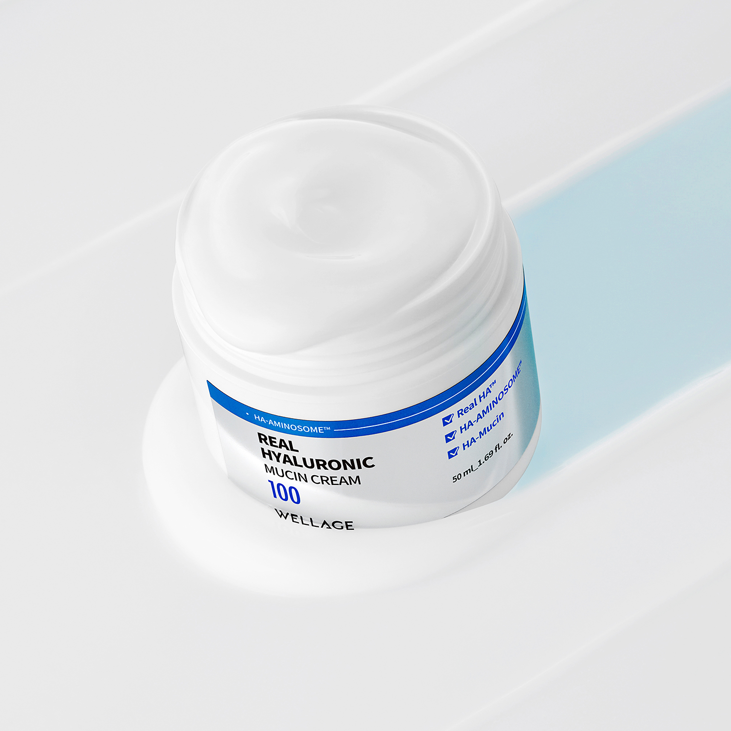 Global Kpop and K-beauty – Wellage Real Hyaluronic Mucin Cream 50ml