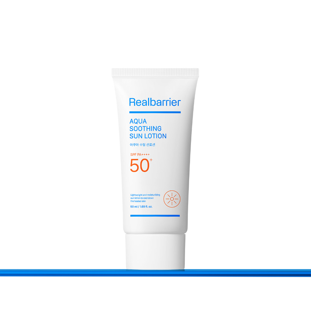 Global Kpop and K-beauty – [Real Barrier] Aqua Soothing Sun Lotion 50ml SPF50+, PA++++