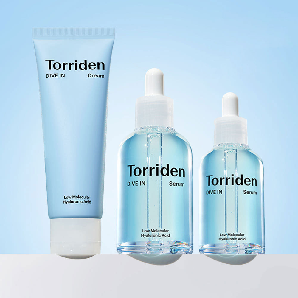 Global Kpop and K-beauty – Torriden Dive-in Serum 120ml (70ml + 50ml) + Dive-in Cream 80ml