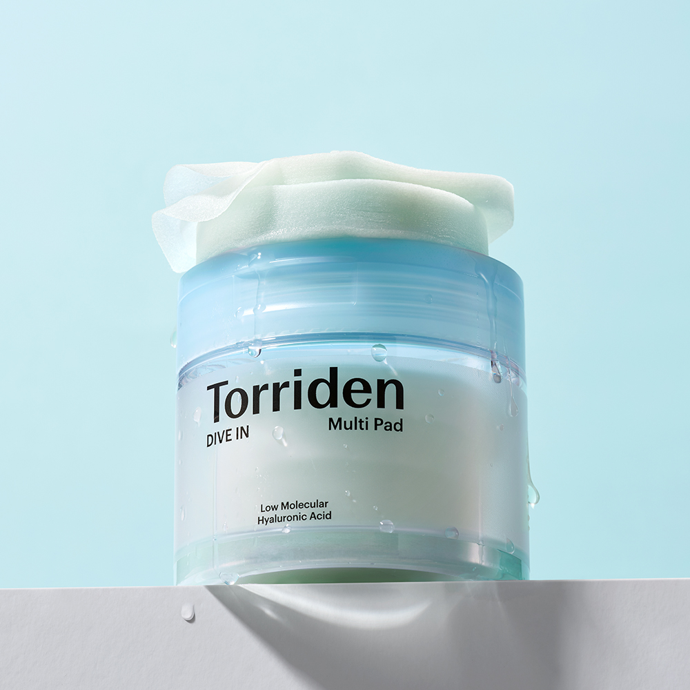 Global Kpop and K-beauty – Torriden Dive-in Low Molecular Hyaluronic Acid Multipad 80 sheets