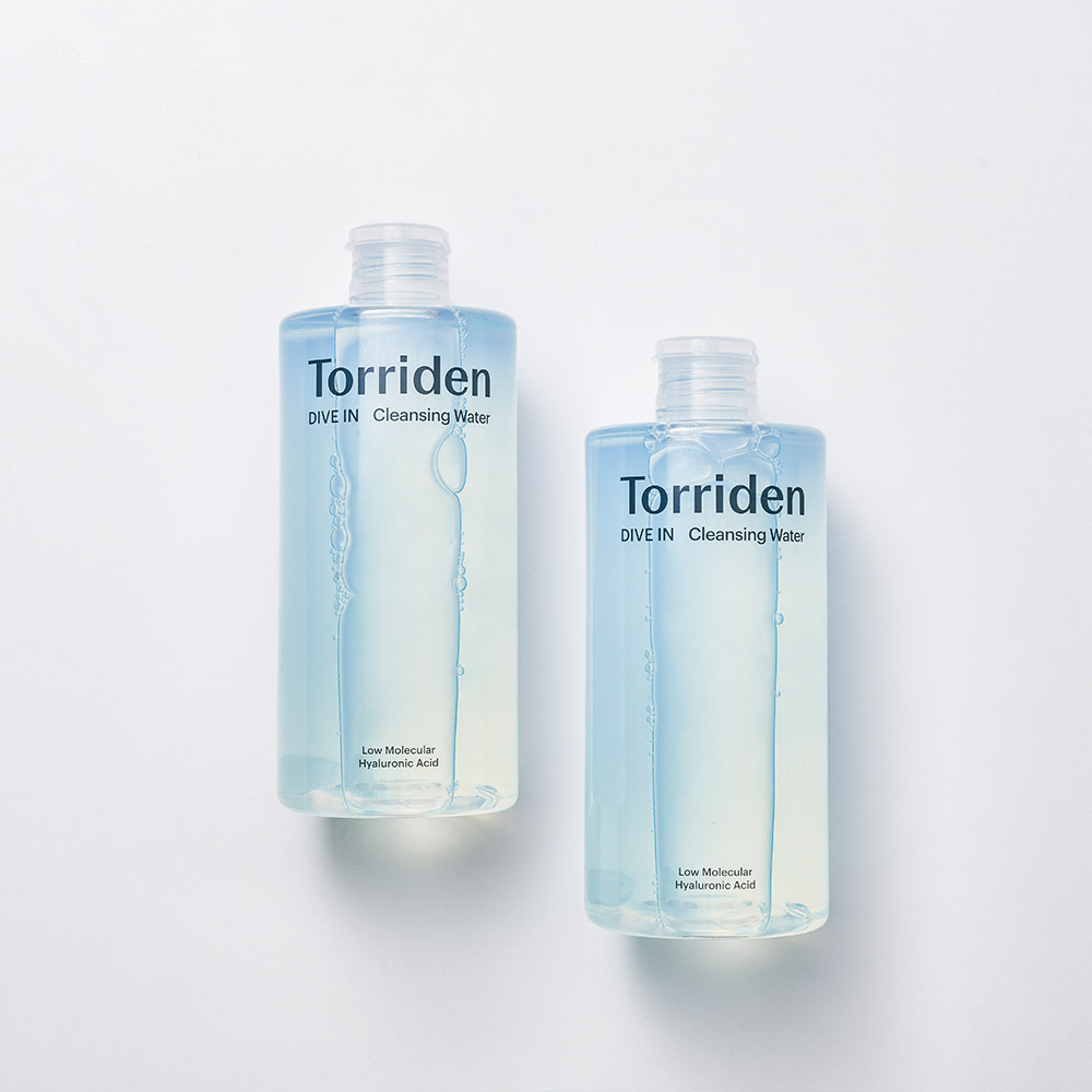Global Kpop and K-beauty – Torriden Dive-in Low Molecular Hyaluronic Acid Cleansing Water 400ml + 400ml
