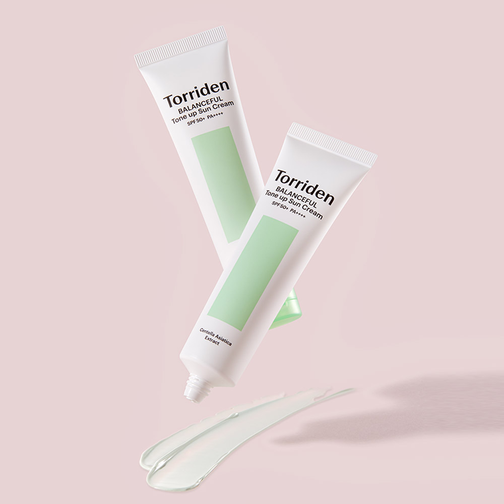 Global Kpop and K-beauty – Torriden Balanceful Cica Tone-up Sun Cream 60ml+60ml (SPF 50+ PA++++)