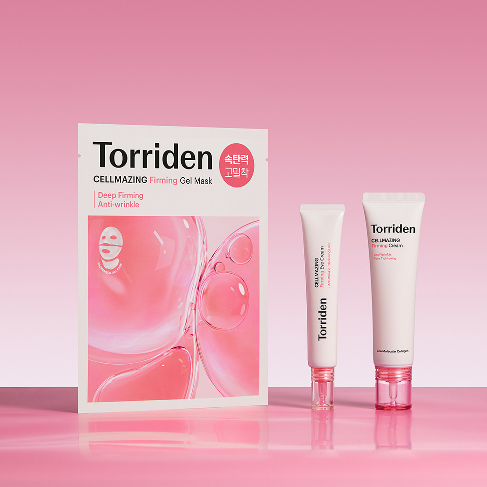 Global Kpop and K-beauty – Torriden Cellmaging Collagen Elasticity Cream 60ml + Eye Cream 30ml + Gel Mask 4 Sheets