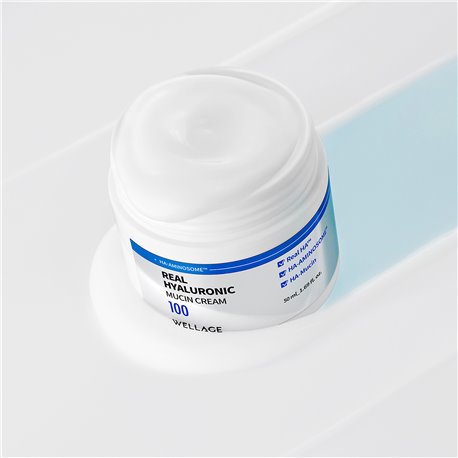 Wellage Real Hyaluronic Mucin Cream 50ml