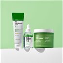 Wellage Real Cica Calming 95 Trouble Ampoule 50ml + Big Embo Toner Pad 160ml (70 sheets) + Cream 80ml 3-piece set