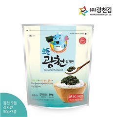 [Mineral Kim] We jikbaesong crispy mineral Kim groups Kim purpura 50g x 7 bar