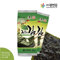 [Mineral Kim] We jikbaesong olive green tea 3-lunch Kim 5g x 36 rod