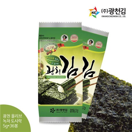 [Mineral Kim] We jikbaesong olive green tea 3-lunch Kim 5g x 36 rod