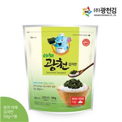 [Mineral Kim] We jikbaesong mineral crispy vegetables Kim Kim salted 50g x 7 bars