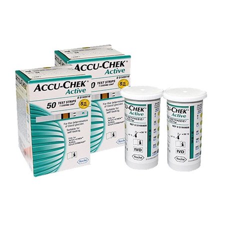 ACCU-CHEK Active Diabetic Test Strips - 50pcs