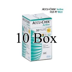ACCU-CHEK Active Diabetic Test Strips - 50pcs x 10Boxes
