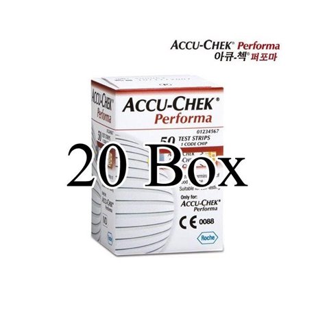 ACCU-CHEK Performa Diabetic Test Strips - 50pcs x 20Boxes