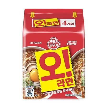Ottogi multi ohramyeon (125G * 4 pcs)