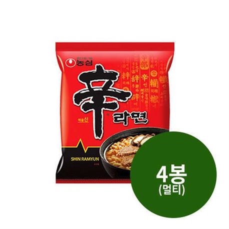 Nongshim Shin Ramen 120g 5 multi-ea four pcss