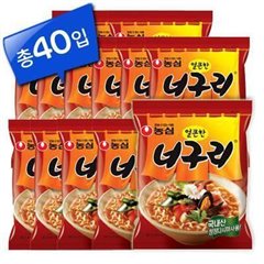 [40 I] Nong Shim spicy taste raccoon (5 * 8)