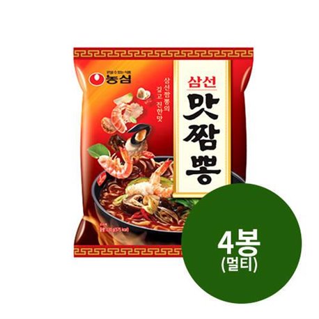 Nongshim taste Champong multi-130g 4 X 4 ea pcs