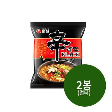 Nongshim Shin Ramen Black 134g 4 multi-ea two pcss