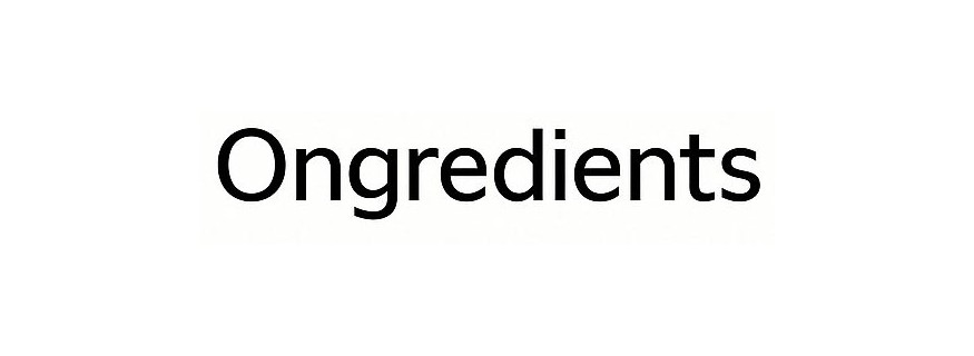 Ongredients